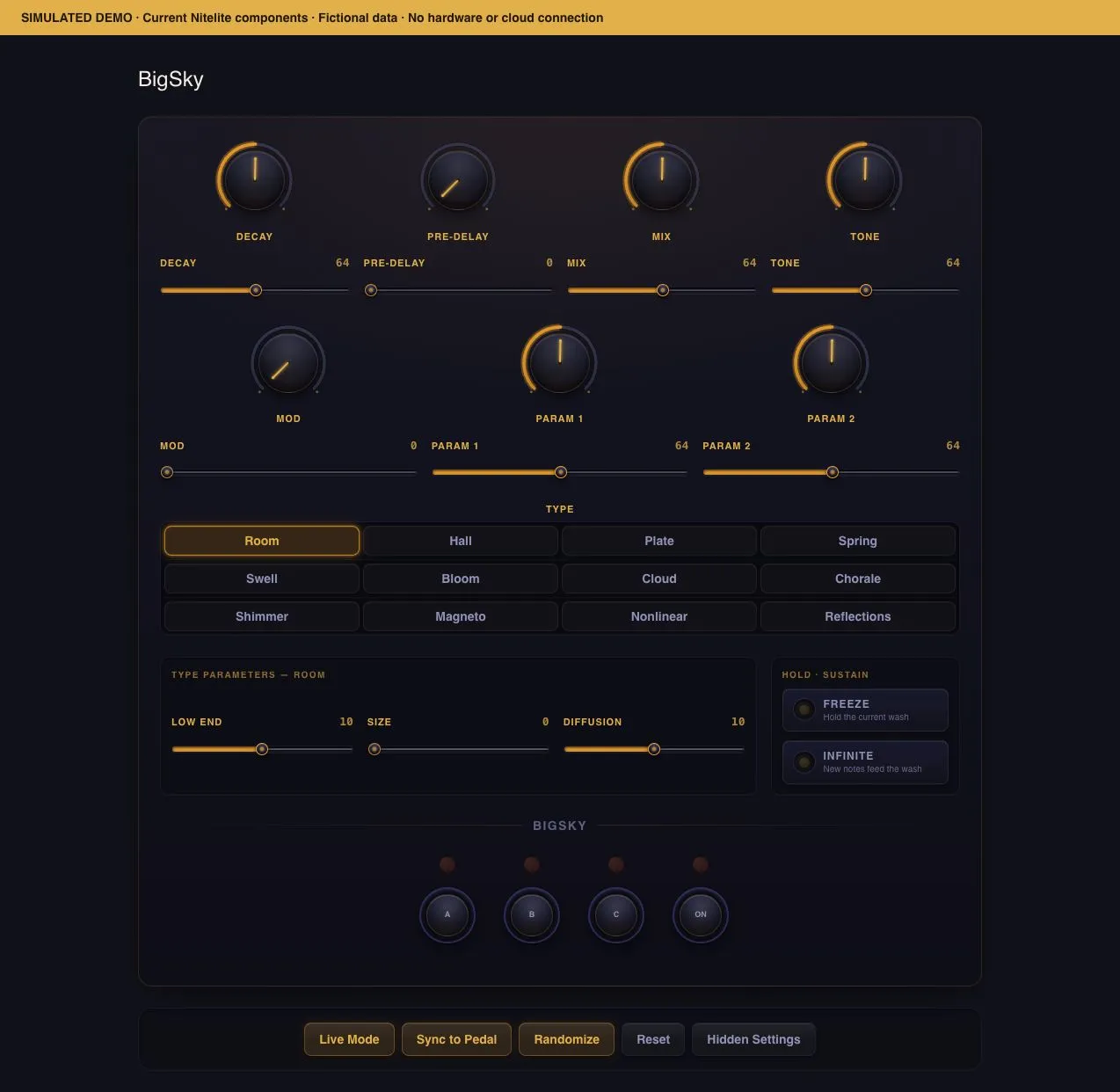 BigSky controls ready to adjust